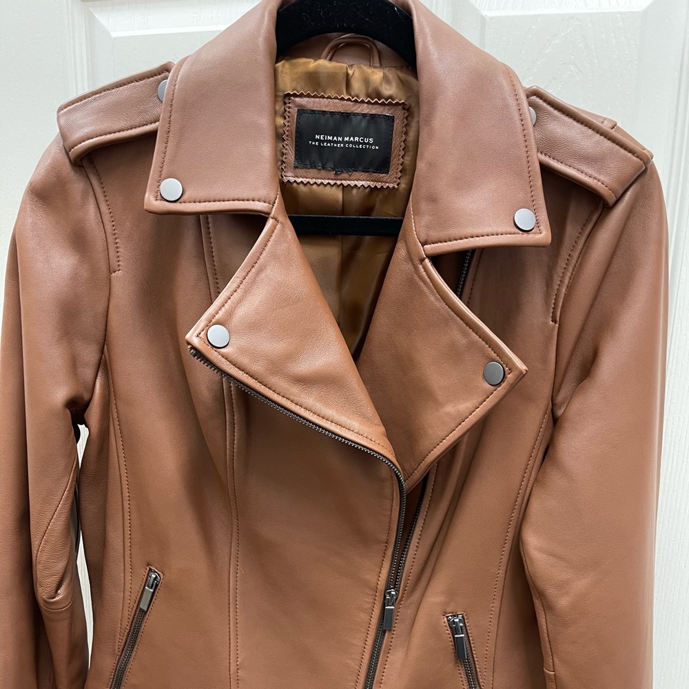 NWOT Women’s Nieman Marcus Leather Jacket